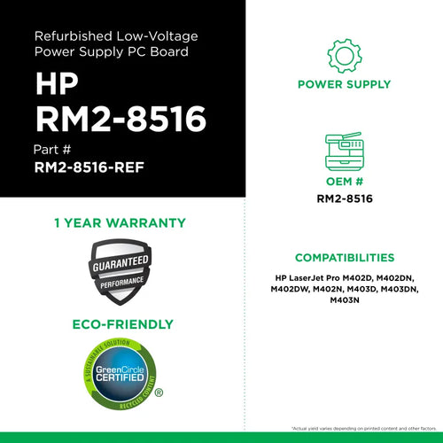 HP M402 Low-Voltage Power Supply