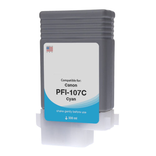 Non-OEM Replacement Cartridge for Canon Cyan PFI-107C