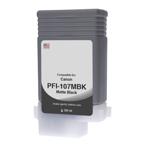 Non-OEM Replacement Cartridge for Canon Matte Black PFI-107MBK
