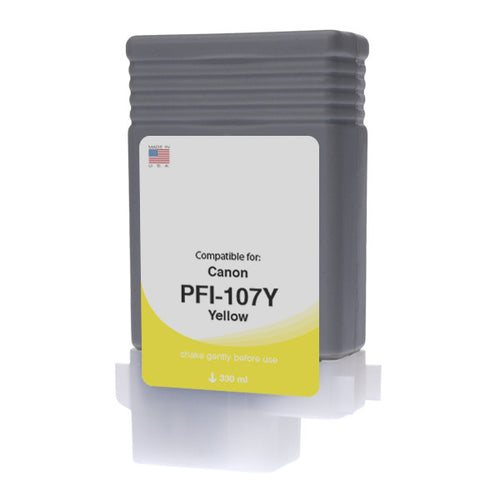 Non-OEM Replacement Cartridge for Canon Yellow PFI-107Y