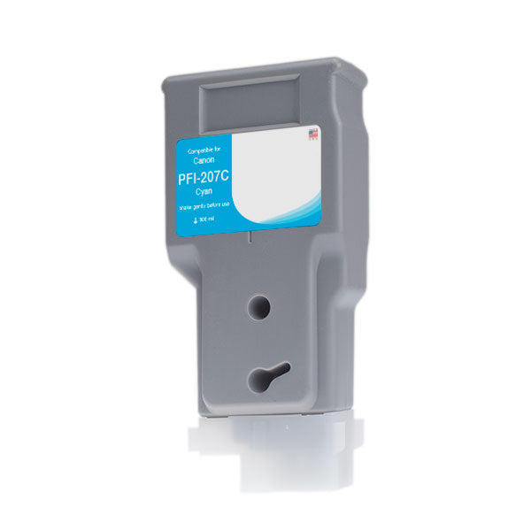 Non-OEM Replacement Cartridge for Canon Cyan PFI-207C