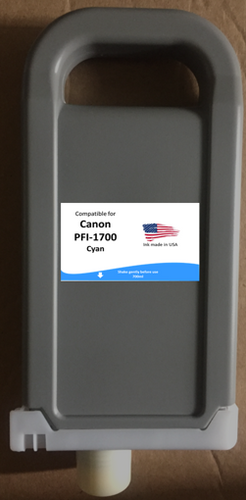 Non-OEM Replacement Cartridge for Canon Cyan PFI-1700C