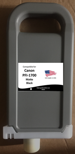 Non-OEM Replacement Cartridge for Canon Matte Black PFI-1700MBK