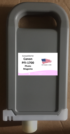 Non-OEM Replacement Cartridge for Canon Photo Magenta PFI-1700PM