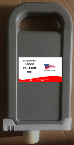 Non-OEM Replacement Cartridge for Canon Red PFI-1700R PFI1700Red