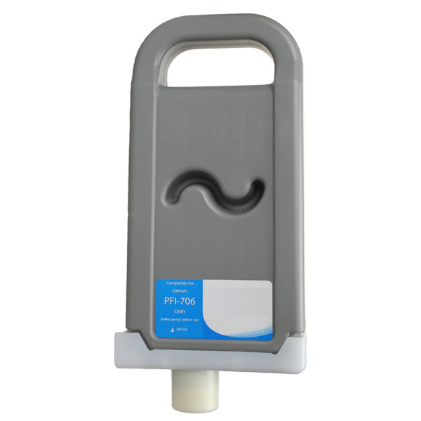 Non-OEM Replacement Cartridge for Canon Lucia EX Cyan PFI-706C