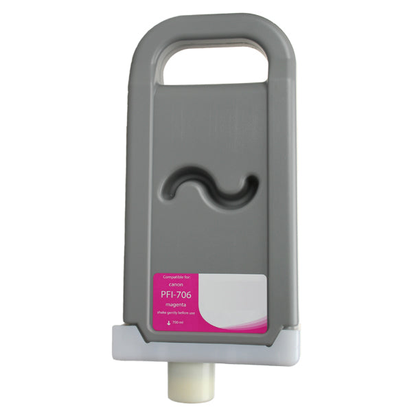 Non-OEM Replacement Cartridge for Canon Lucia Magenta PFI-706M