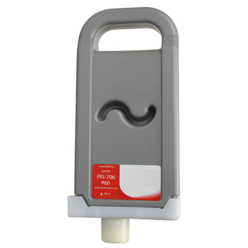 Non-OEM Replacement Cartridge for Canon Lucia EX Red PFI-706R