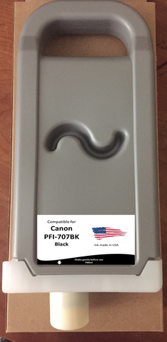 Non-OEM Replacement Cartridge for Canon Black PFI-707BK