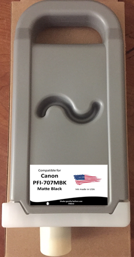 Non-OEM Replacement Cartridge for Canon Matte Black PFI-707MBK