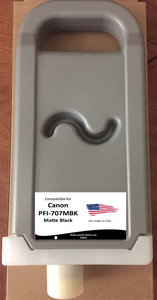 Non-OEM Replacement Cartridge for Canon Matte Black PFI-707MBK